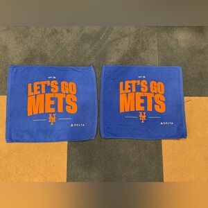 Delta Let's Go Mets Blue and Orange Towel Set